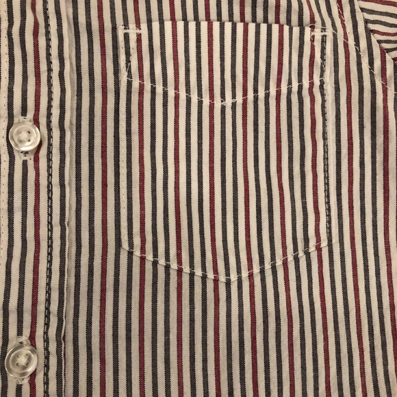 Toddler Button Down Shirt - Striped Shirt - Size 18M - Est. 1989 Place - Picture 2 of 4
